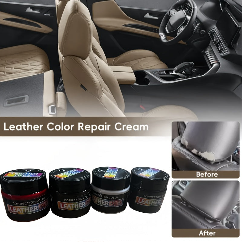 Leather Car Seat and Sofa Repair Kit for Cracks and Damage