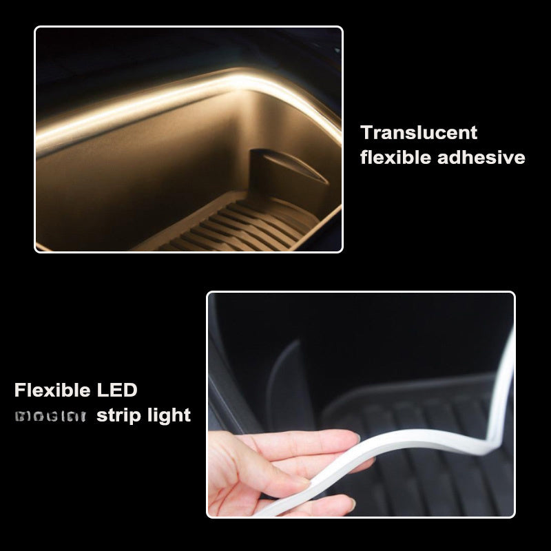Tira de luces LED flexible para coches 5m lámpara ambiental brillante para interior