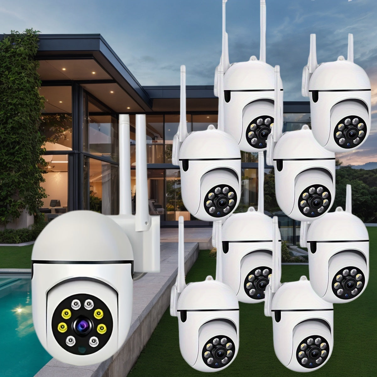 High-Definition Action Camera with Wide-Angle Lens Wi-Fi Infrared USB Power