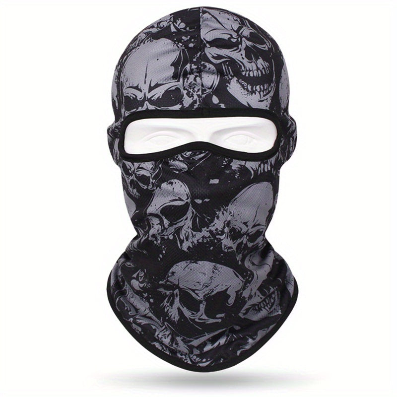 Full Face 3D Anime Skull Balaclava Ski Mask for Men and Women for Cycling Skiing and Outdoor Sports