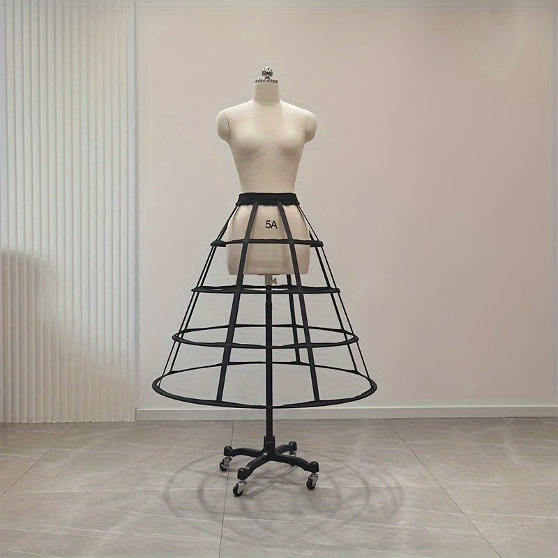 Petticoat Bustle Set with 4 Hoops for Wedding Dress Bridal Gown Accessories