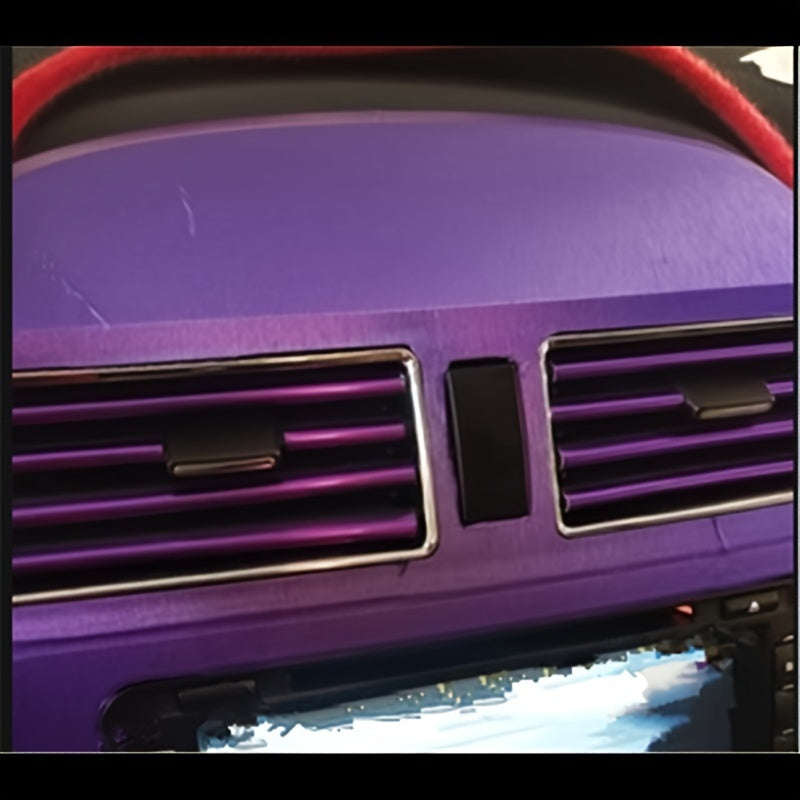 Fiat 500X 500L Panda uchun avtomobil konditsioneri chiqish dekorativ chiziq klipi