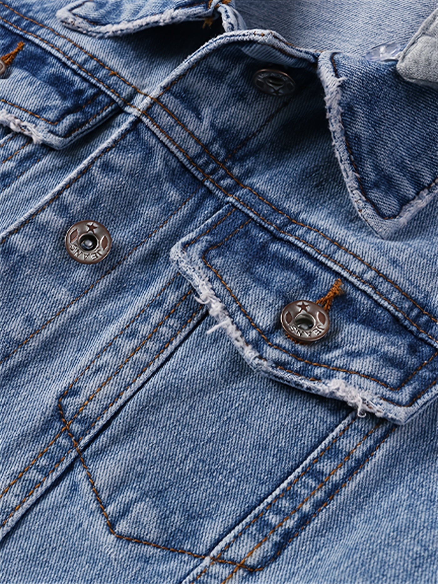 Женская безрукавная джинсовая куртка с отстегивающимся капюшоном, голубая, повседневная верхняя одежда