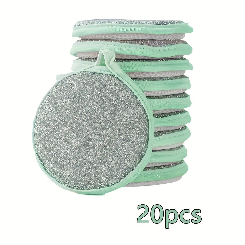 12/20 антибактериальных кухонных губок для чистки с двусторонними неабразивными губками