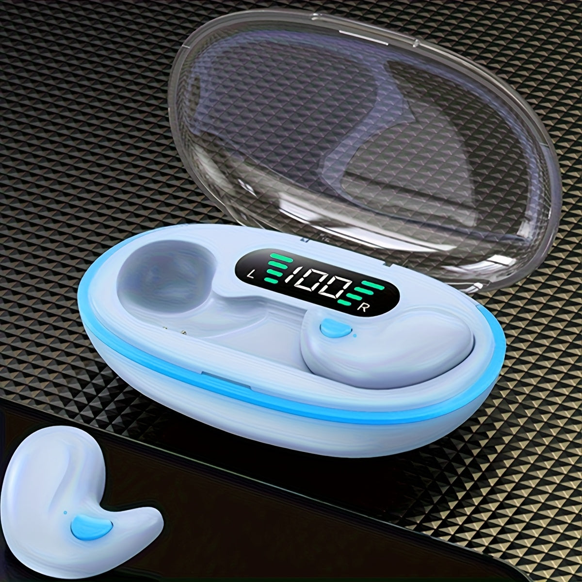 2025 Wireless In-Ear Headphones with HIFI Dolby Bass Stereo HD Calls USB Type-C Rechargeable Battery for Android iPhone Gaming Smartphone