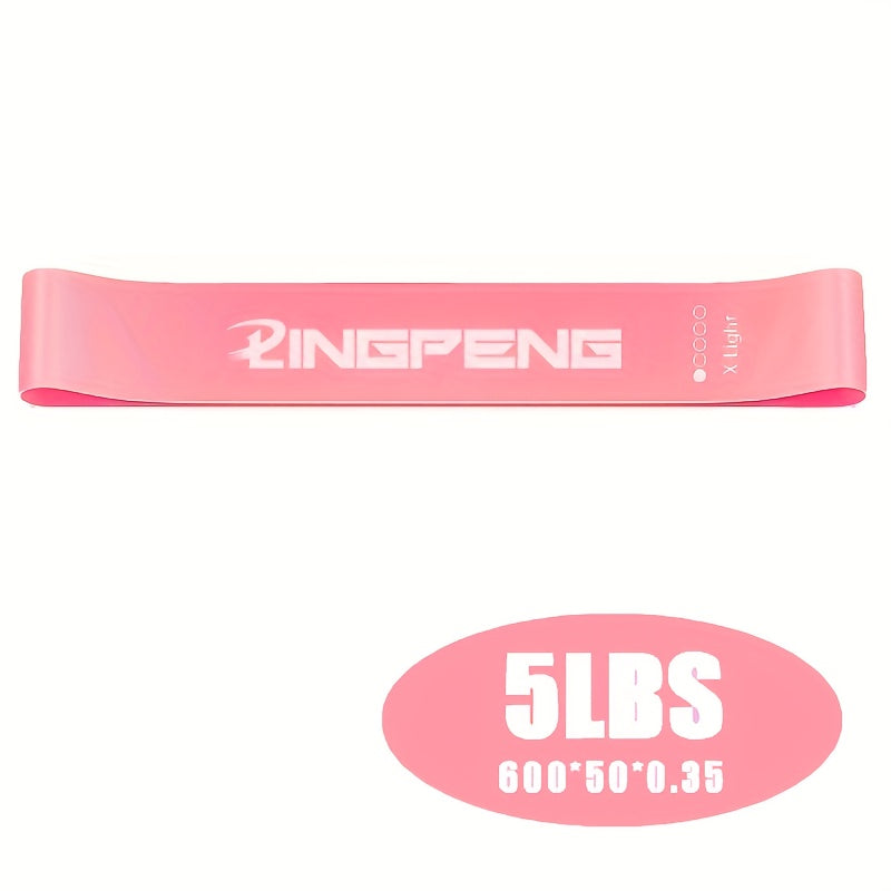 Qarshilik lentasi to'plami 5 daraja mashq lentasi oyoqlar, glutes, yoga, Pilates uchun