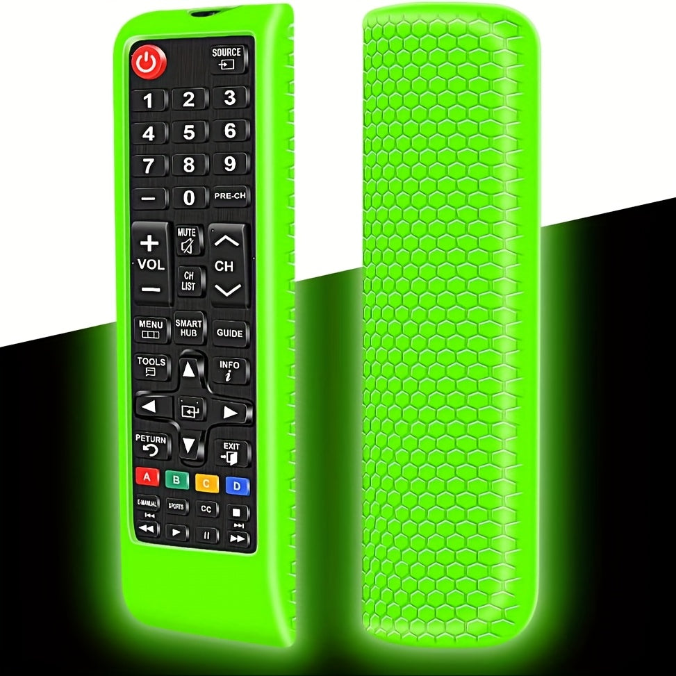 Cubierta de silicona para control remoto para televisores inteligentes LCD LED 3D con protección contra golpes y cubiertas de batería