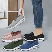 Ayollar uchun nafas oladigan tikuvsiz sport poyabzali, kundalik, bog‘lamli, tashqi foydalanish uchun oyoq kiyimlari