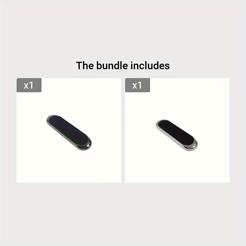 Universal Aluminum Car Phone Holder Magnetic Dashboard Mount Adhesive Adjustable