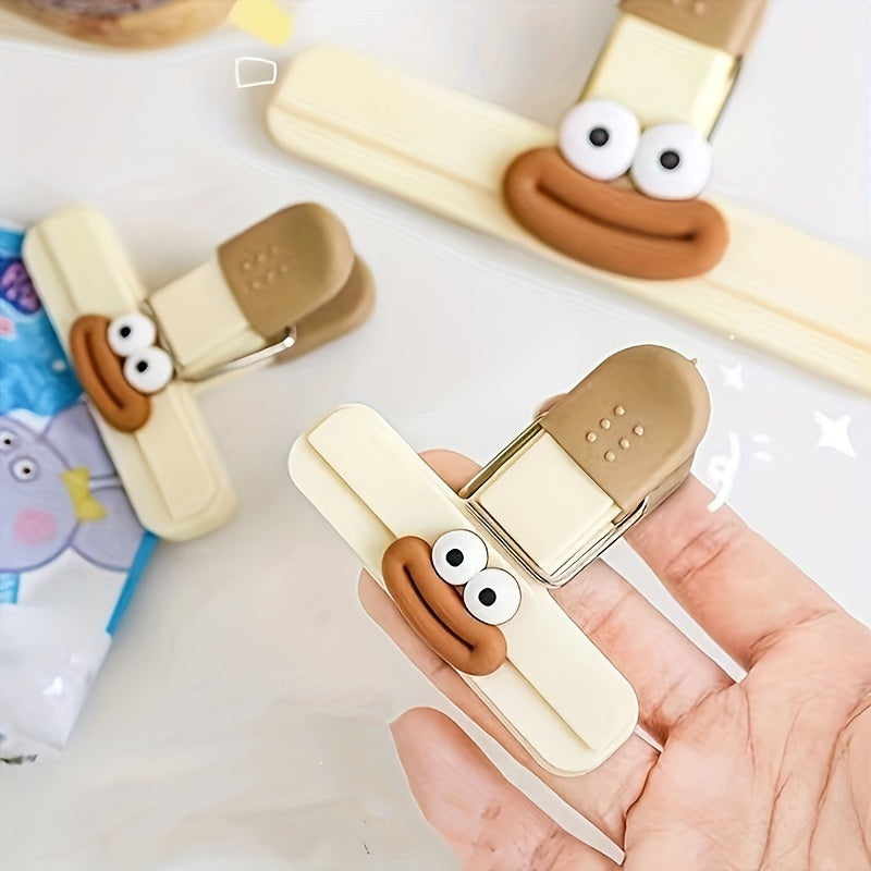 Novelty Food Bag Sealer Clips, Reusable Moisture-Proof Snack Bag Clips