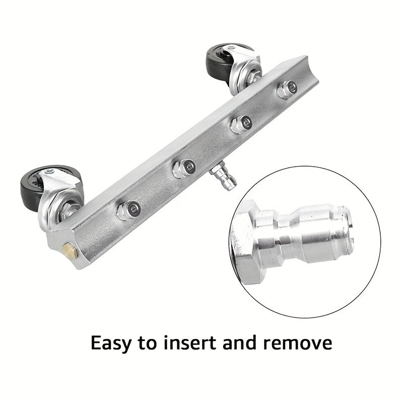 Машина для мойки автомобилей высокого давления с колесами, нержавеющая сталь, 4000 psi, аксессуар