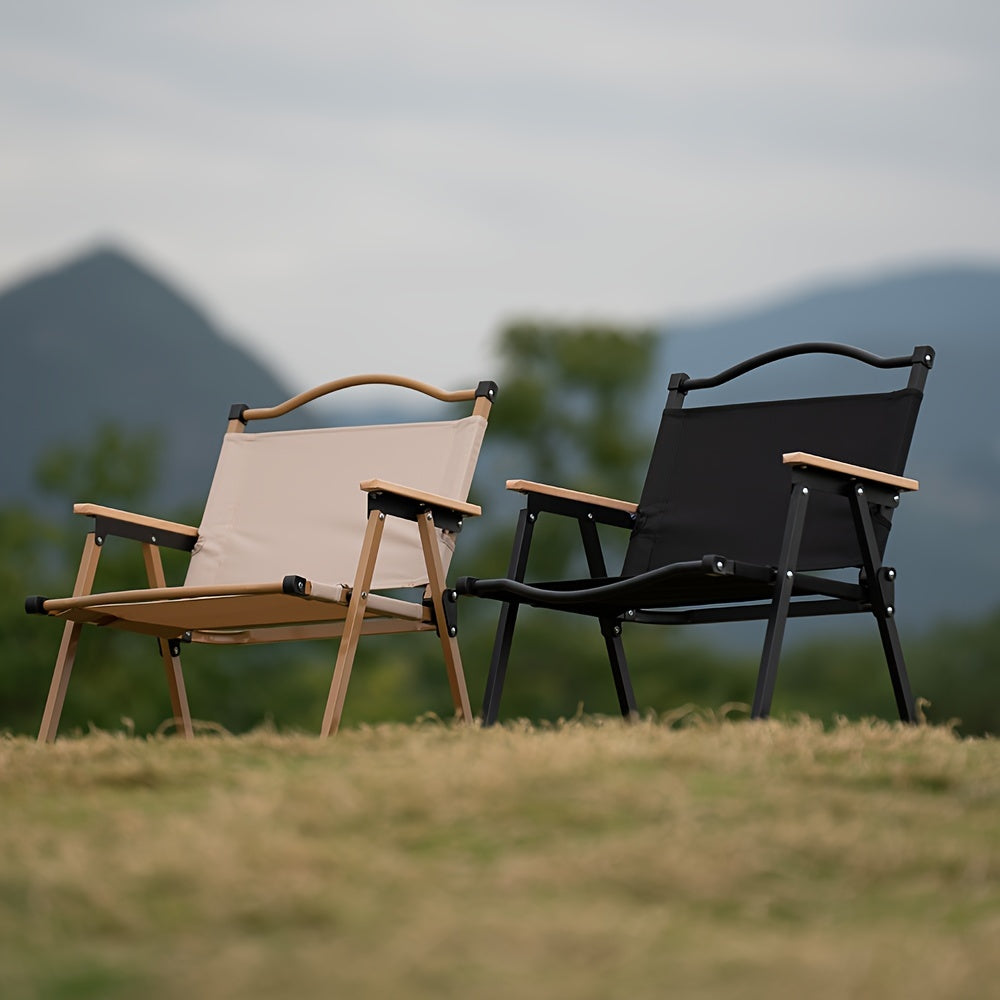 TORGWIN Portativ Qayriladigan Kampir O'tiradigan Stul, Alyuminiy Qotishma Ramka, Oksford Matosi O'tiradigan Joy, Qayriladigan Qo'l, Bo'yalgan Yuzasi - Katta O'lchamdagi Qayriladigan Stul