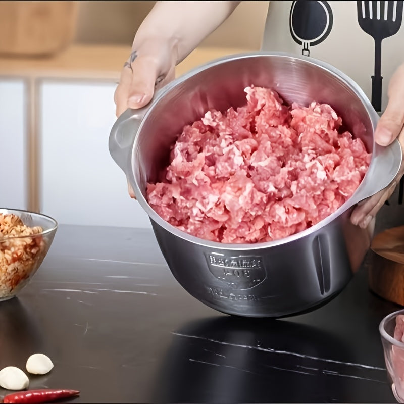 5L 3-tezlikli go‘sht maydalagich, 6 ta pichoq bilan, 6 soniya maydalash, oshxona uchun