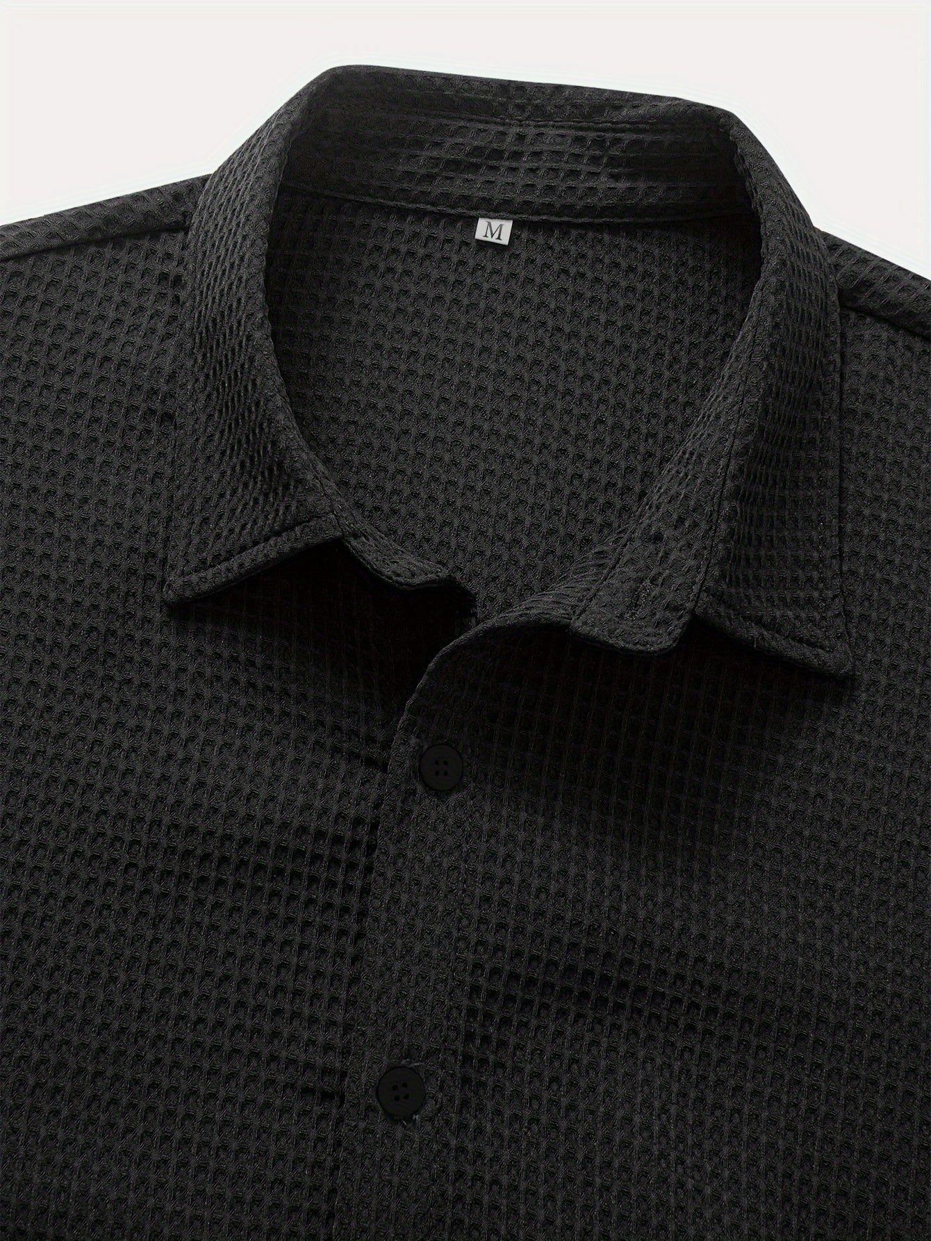 Men's Tartan Casual Woven Polyester Long Sleeve Lapel Button-Up Shirt for Fall Winter Outdoor Activities