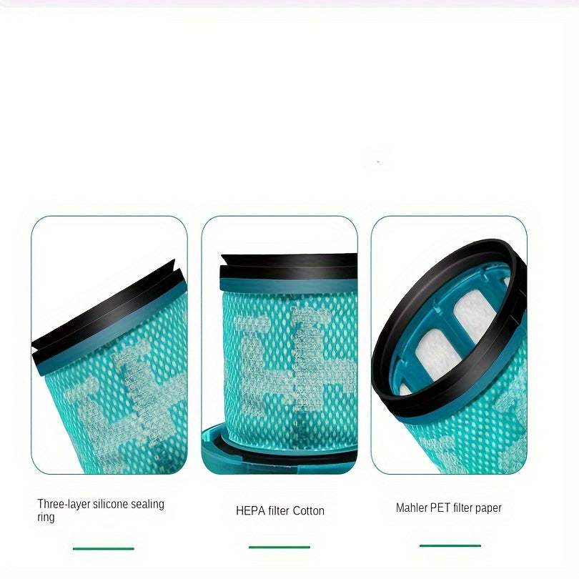 Replacement Plastic Filter for Handheld Vacuum Cleaner Compatible with Multiple Models