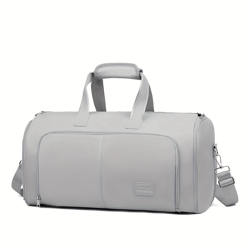 60L Multifunctional Travel Backpack Nylon Wet Dry Separation Shoe Compartment Removable Strap