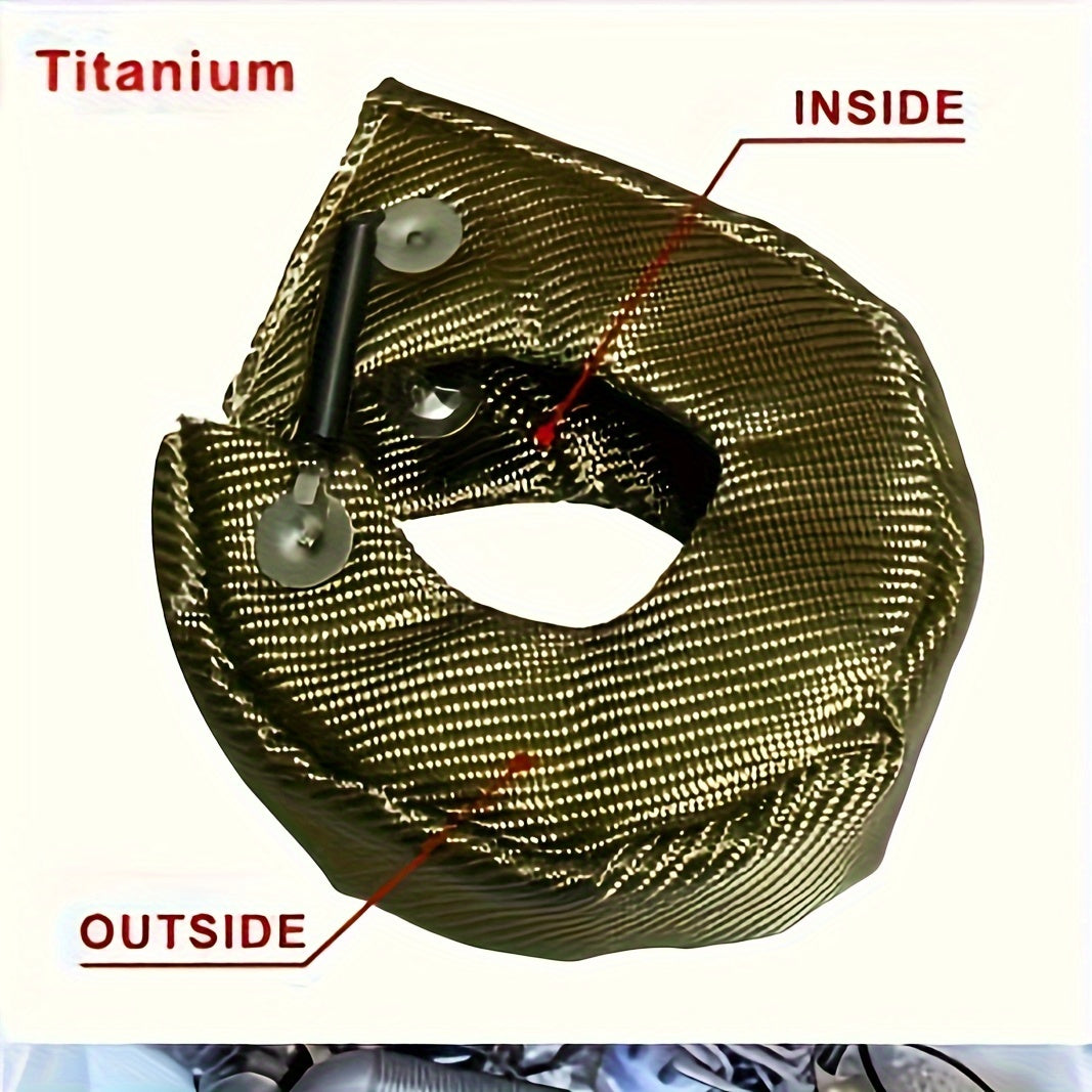 High-Performance Titanium Turbo Blanket Heat Shield for American Cars