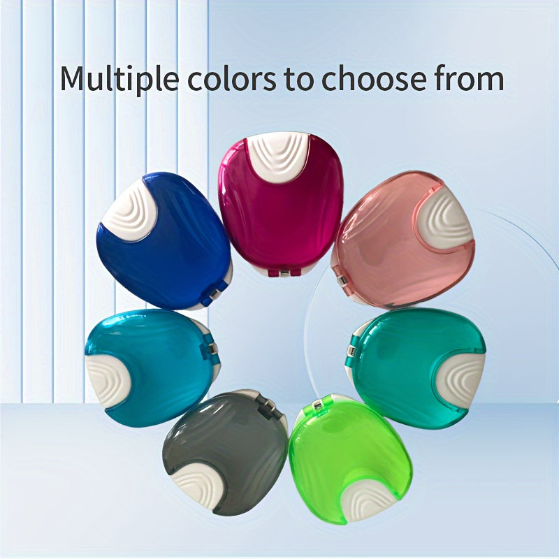 Dental Brace Storage Box Shell Design Retainer Case Denture Holder Multi-Color