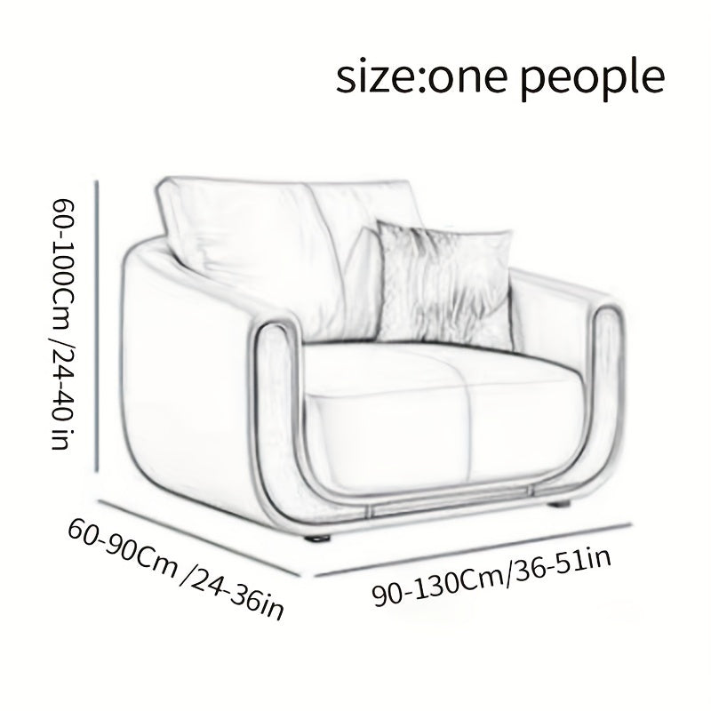 Anti-Slip Sofa Slipcover with Dandelion Design Protects Furniture and Includes Pillow Cover 17.71in x 17.71in