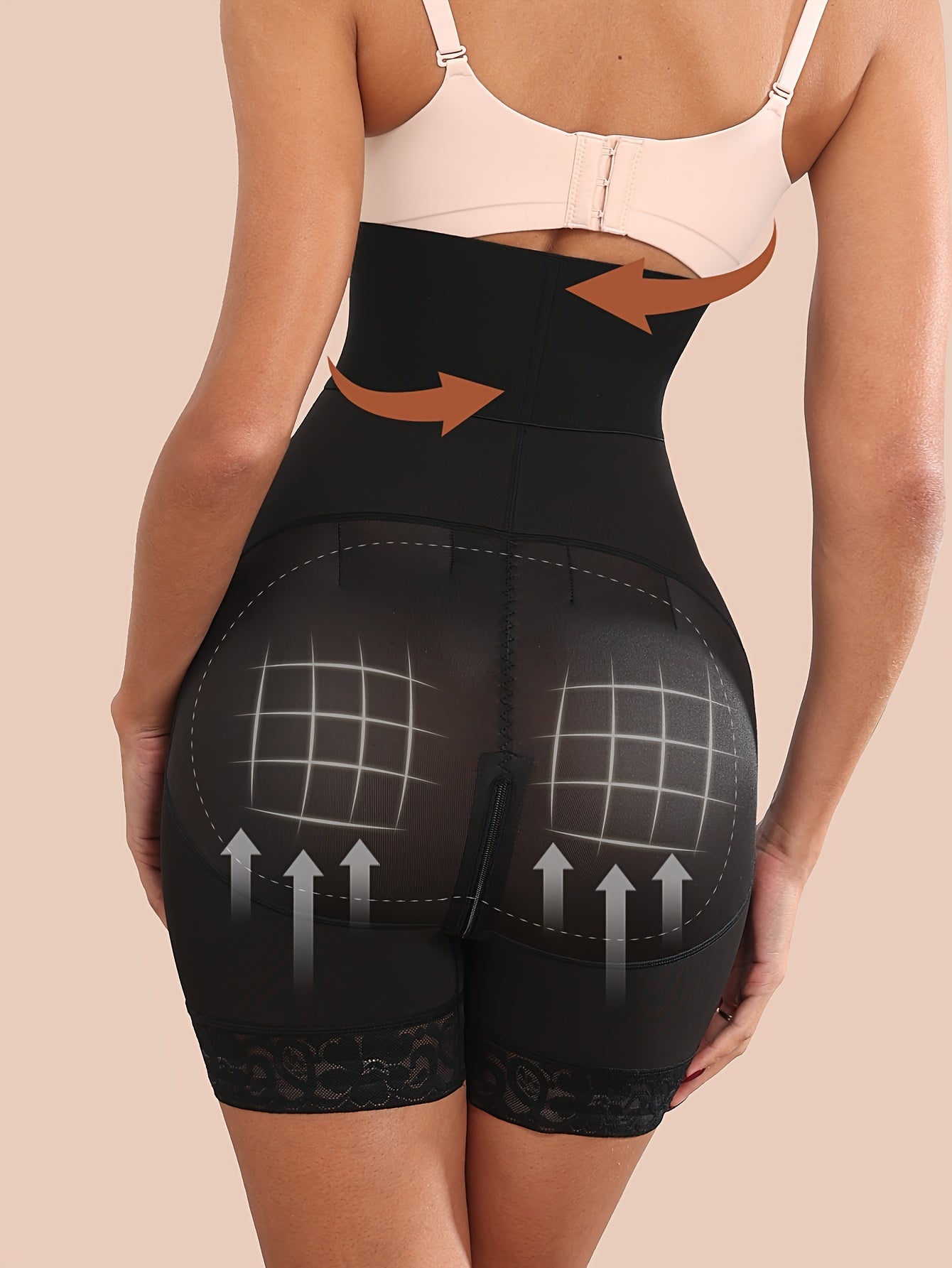 Bragas moldeadoras de cintura alta para mujer con control de abdomen y caderas, que alisan los muslos