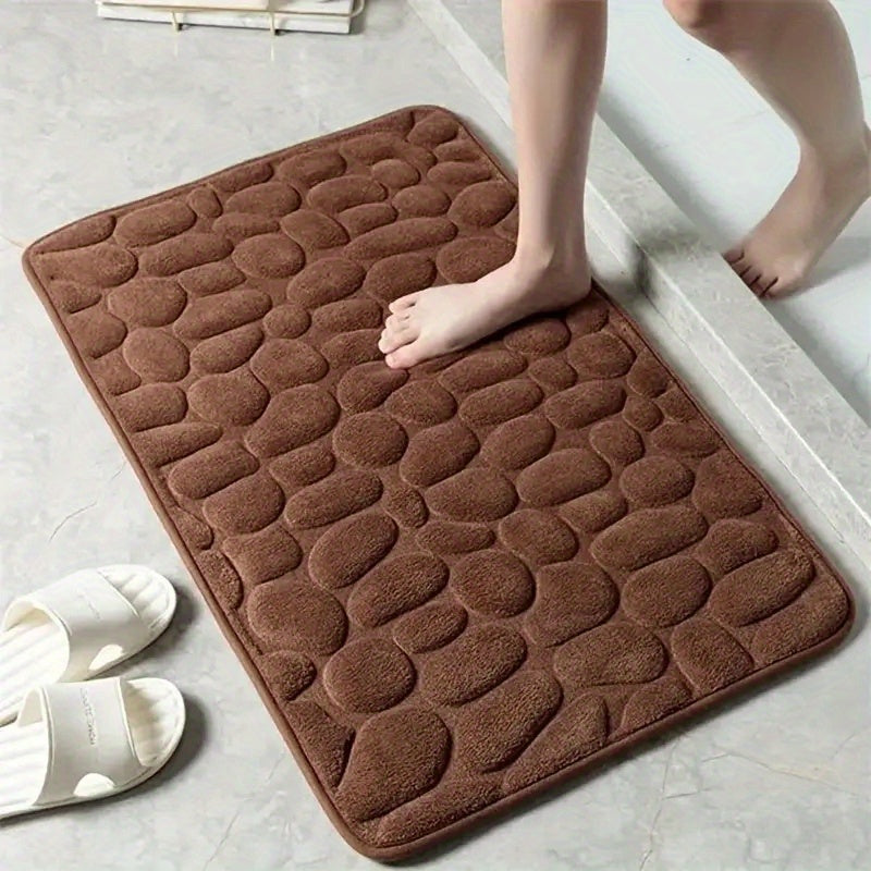 Memory Foam Bath Rug Soft Quick Dry Machine Washable Bathroom Mat