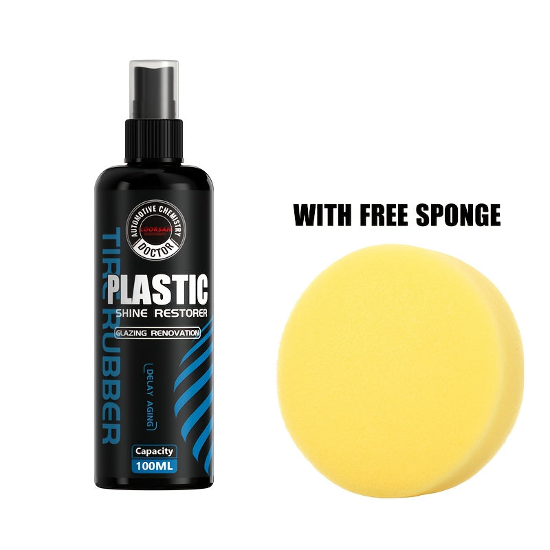 100ml Car Engine Plastic Restoration Kit Protects Shine and Gloss