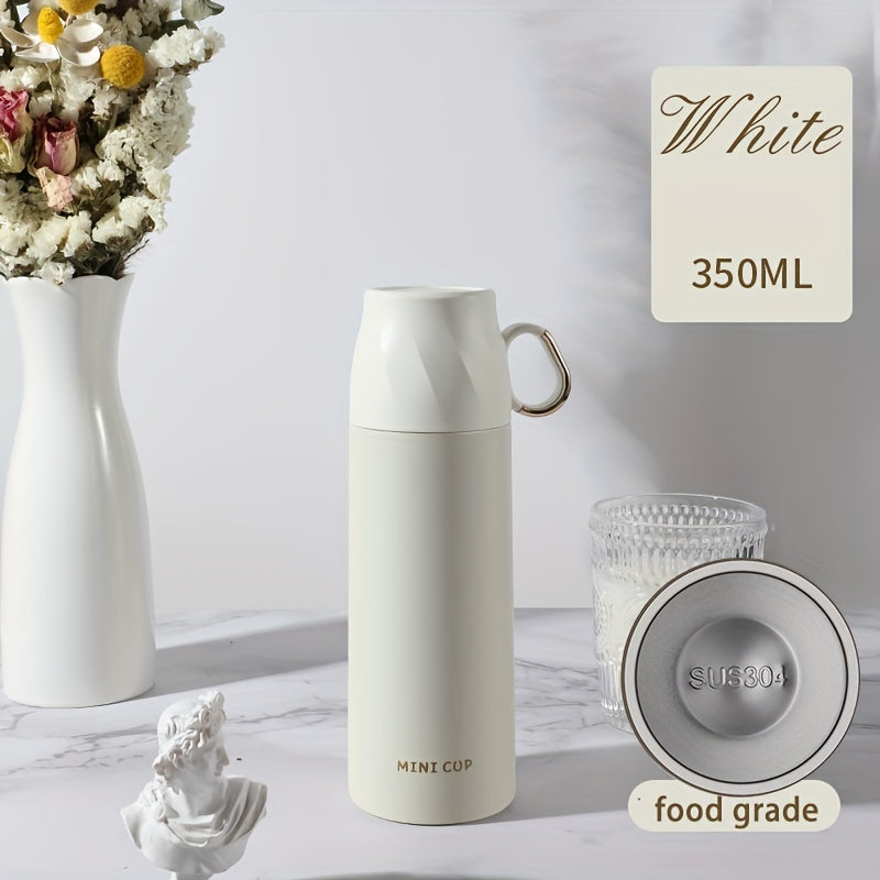 Juego de tazas térmicas de acero inoxidable con aislamiento de doble capa a prueba de fugas para viajes, oficina y escuela