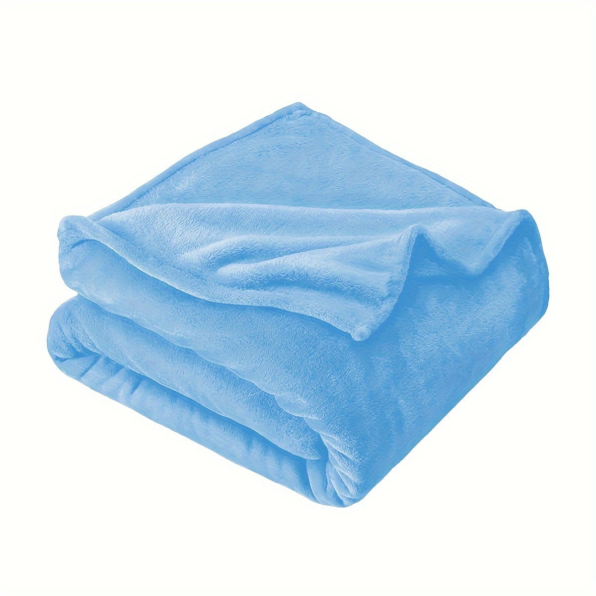 Soft Thick Solid Color Throw Blanket for Couch Sofa Bed Camping Travel