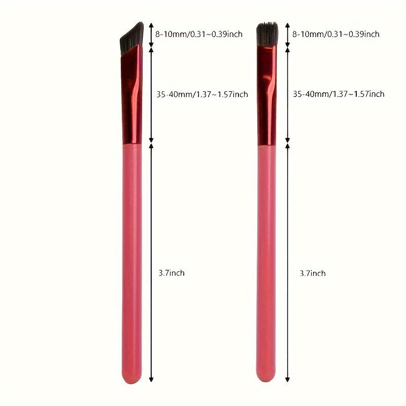 Ayollar uchun ko‘p maqsadli qosh cho‘tqasi, 3D effektli, ergonomik tutqich bilan