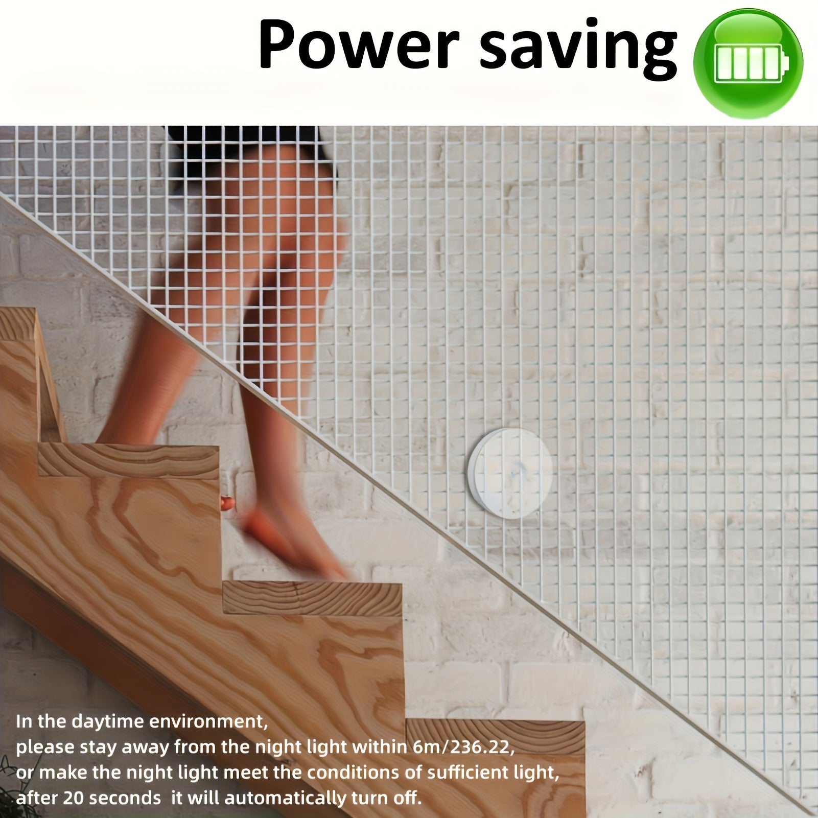 Juegos de luces de pared con sensor de movimiento recargables para uso en interiores en cocina y dormitorio