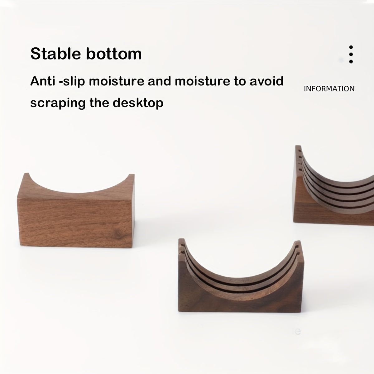 Black Walnut Wood Coffee Filter Holder for 1 2 or 4 Filters 51/53/58mm