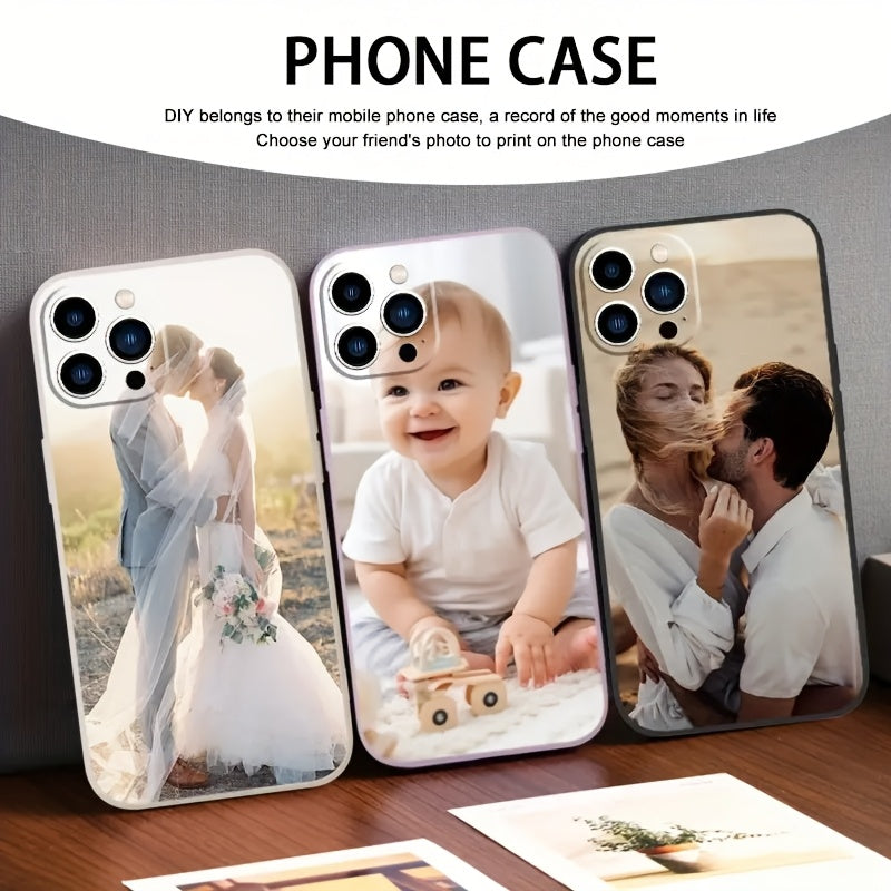Personalized iPhone Case with Custom Photo Design for All Models TPU Air Cushion