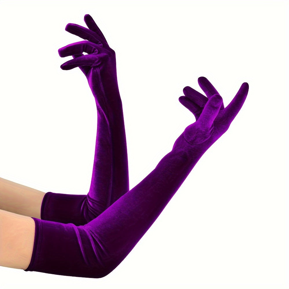 Vintage Velvet Gloves for Women 1920s Inspired for Parties and Holidays