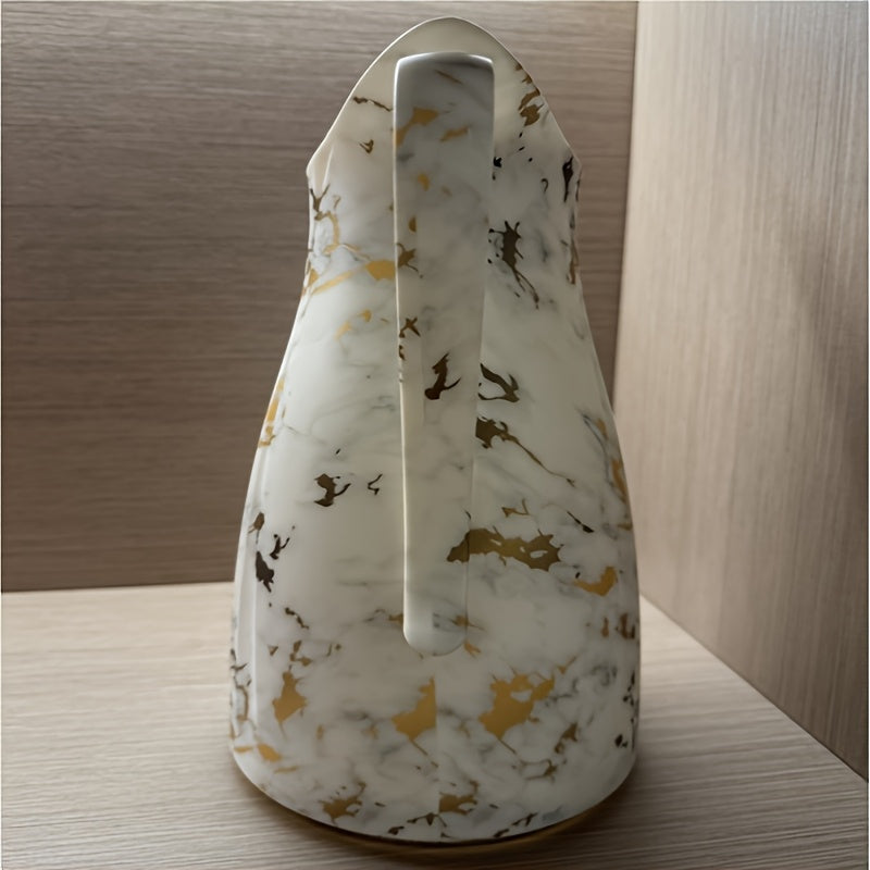 Unisex Borosilicate Glass Coffee Pot Vacuum Insulated 33.83oz Hot Cold