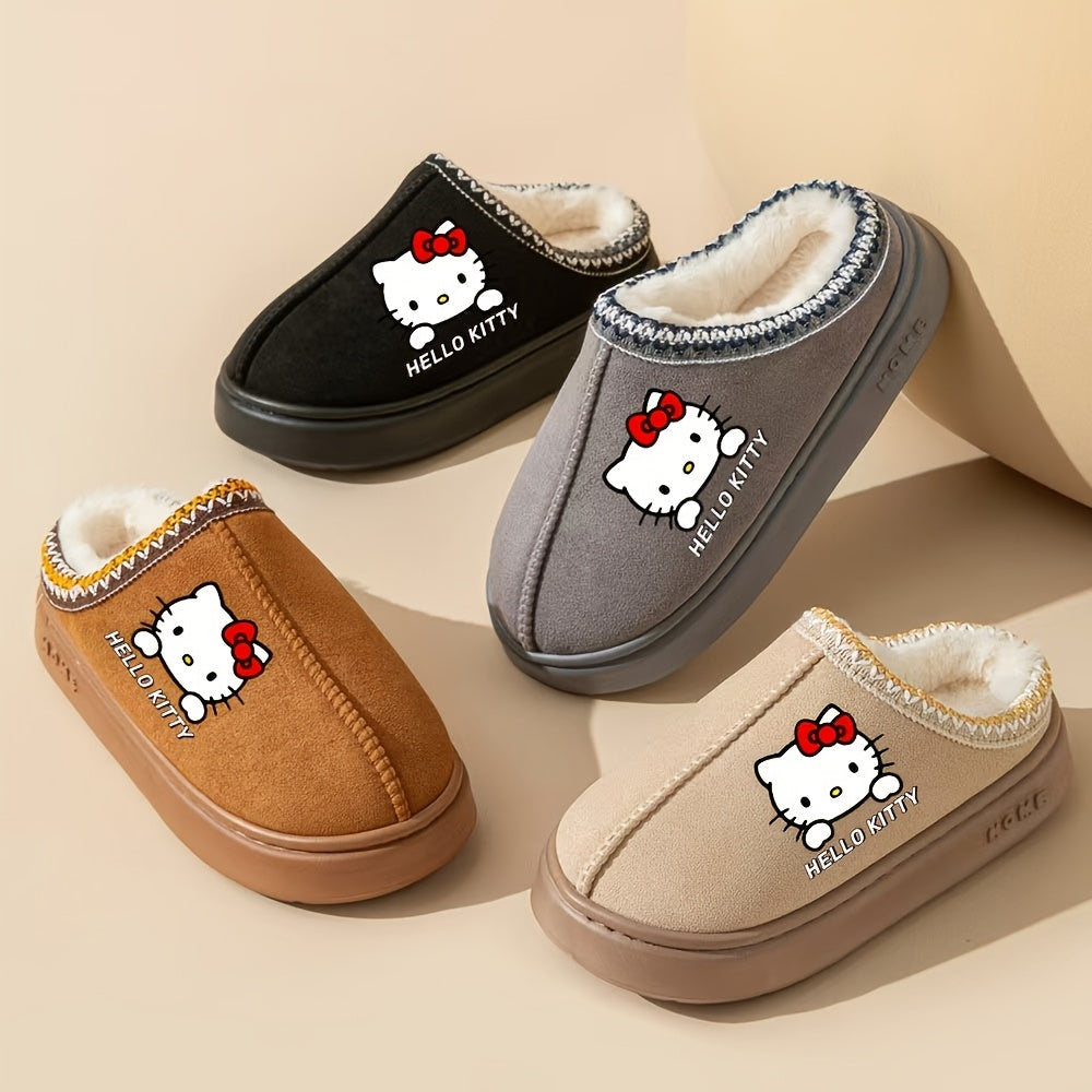 Women's Plush Indoor Slippers Soft Cozy Casual House Shoes