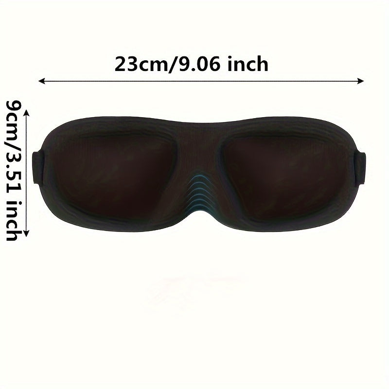 3D контурная маска для сна из памяти с дышащим хлопком, путешествия, самолет, затемнение