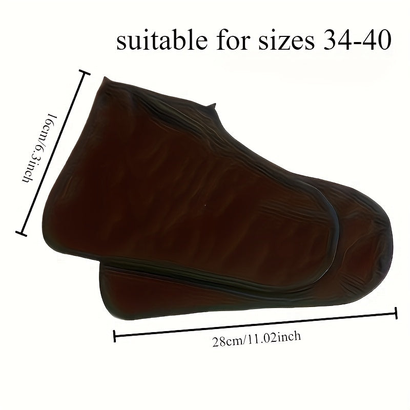 Unisex Waterproof Latex Shoe Covers Non-Slip Rainproof Footwear