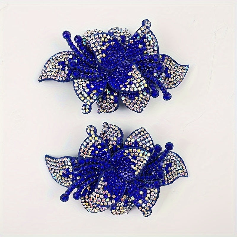 Women's Rhinestone Shoe Clips Detachable DIY Decor Accessories