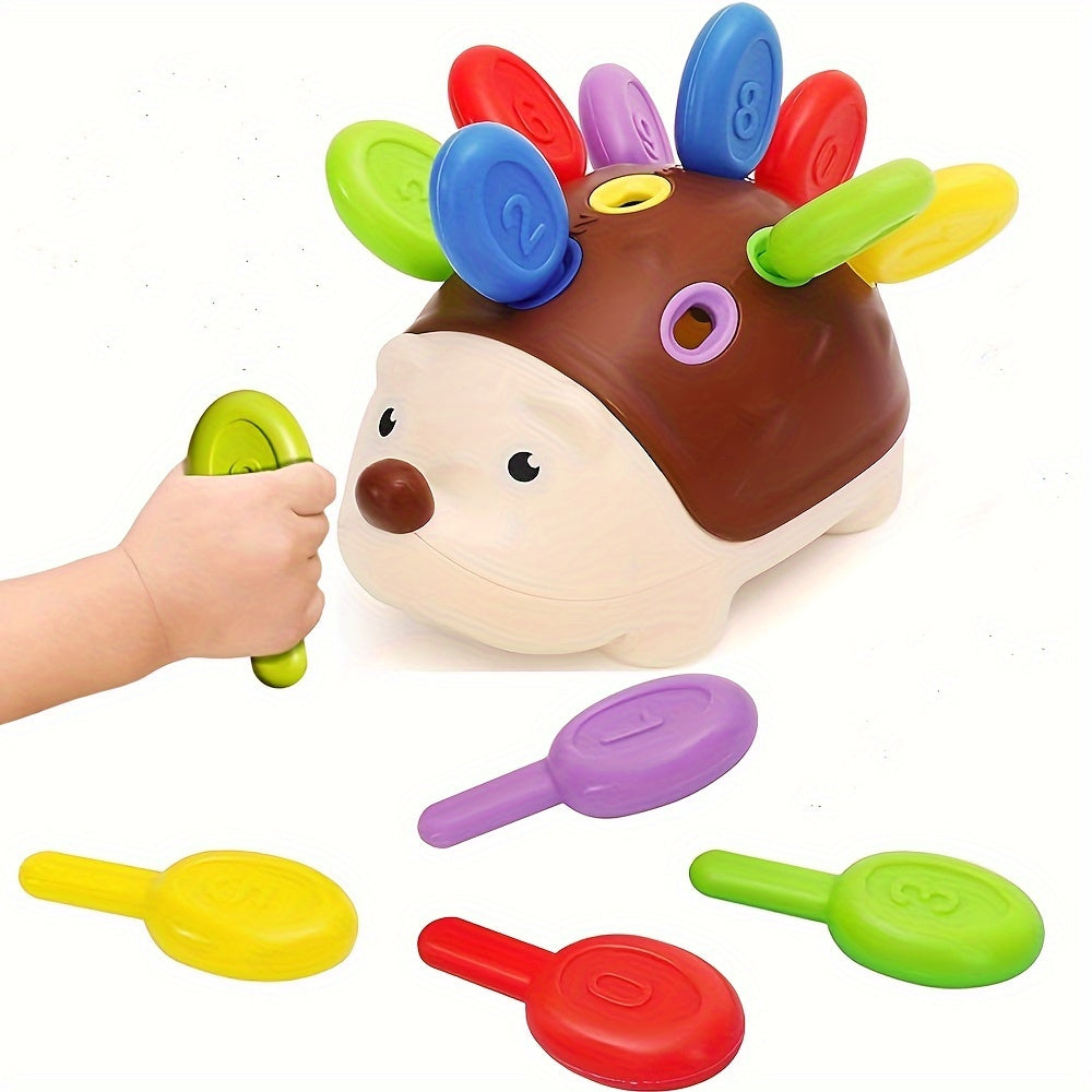 Educational Toy for 18M+ Hedgehog Splicing Plastic Focus and Hand-Eye Coordination Gift