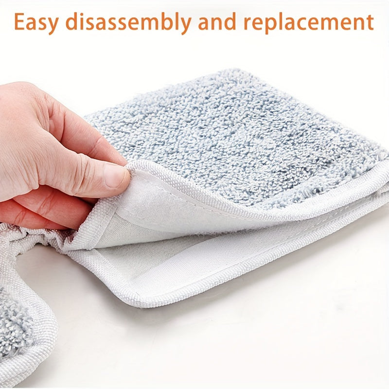 Juego de limpiador de ventanas y cristales extra largo con cabezal de fregona giratorio y 4 almohadillas