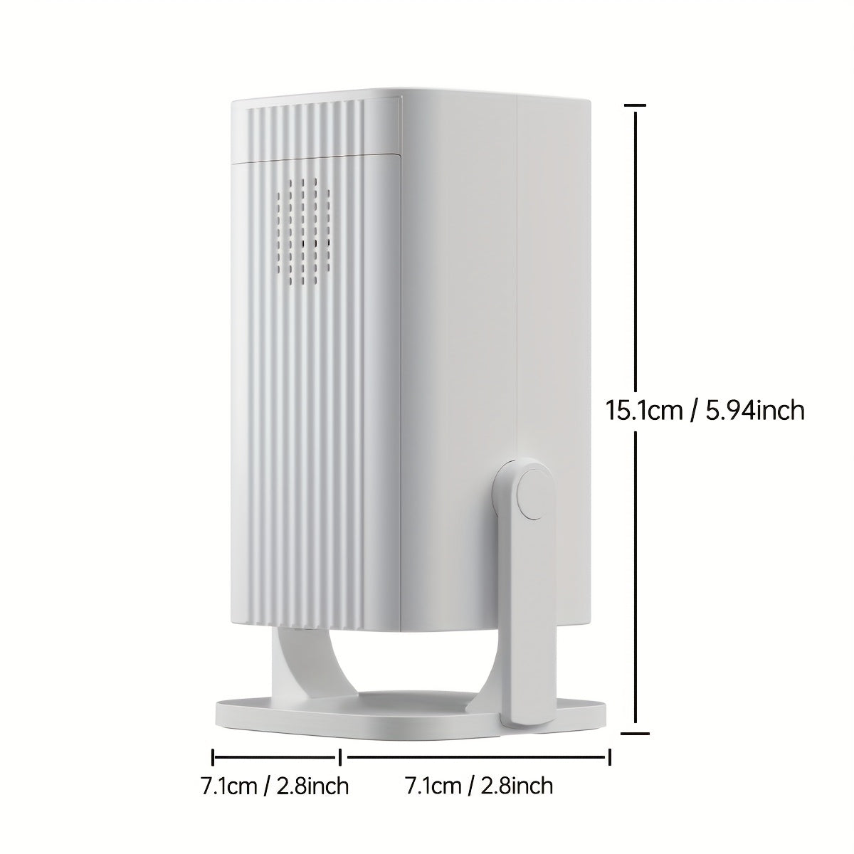 Portable 1080P Projector with 180° Adjustable Angle for Indoor Outdoor Use