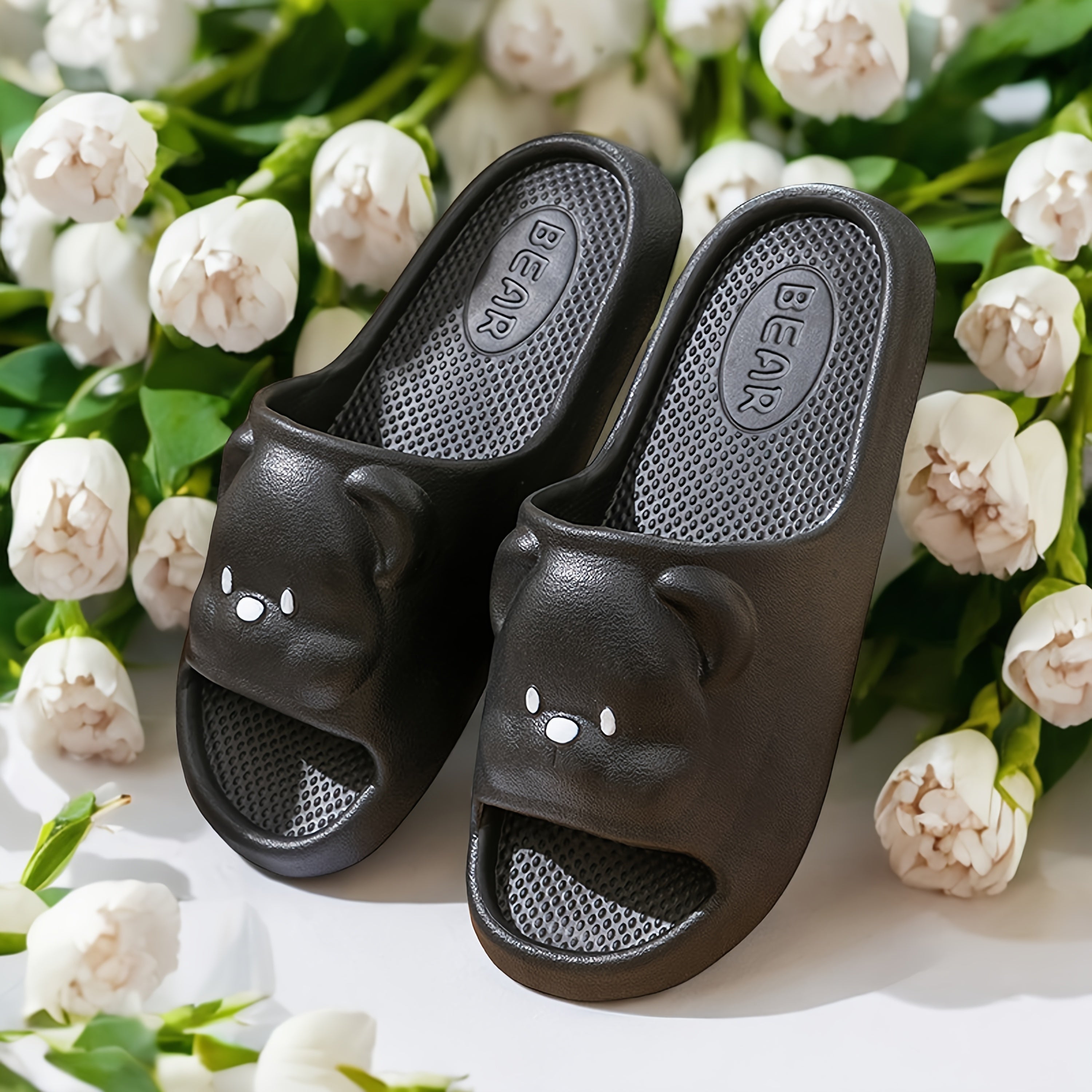 Ayollar uchun yopiladigan ichki va tashqi uy poyabzallari, pastel pushti, yashil va ko'k rangli yostiqlangan EVA uy poyabzal