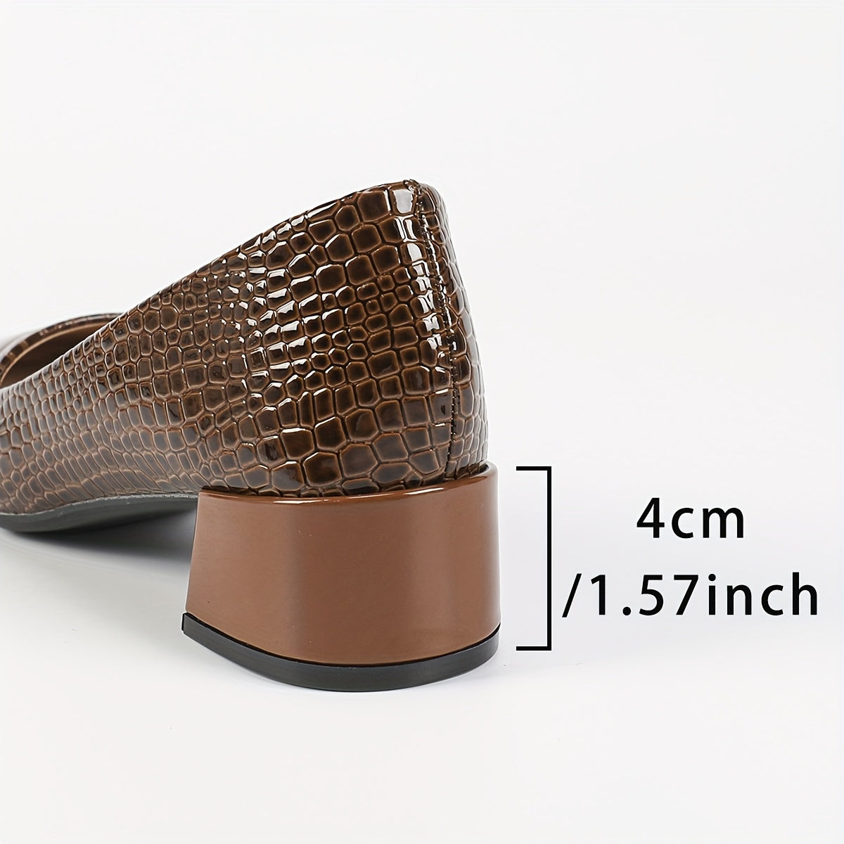 Women's Rhinestone Embellished Mary Jane High Heels with Block Heel