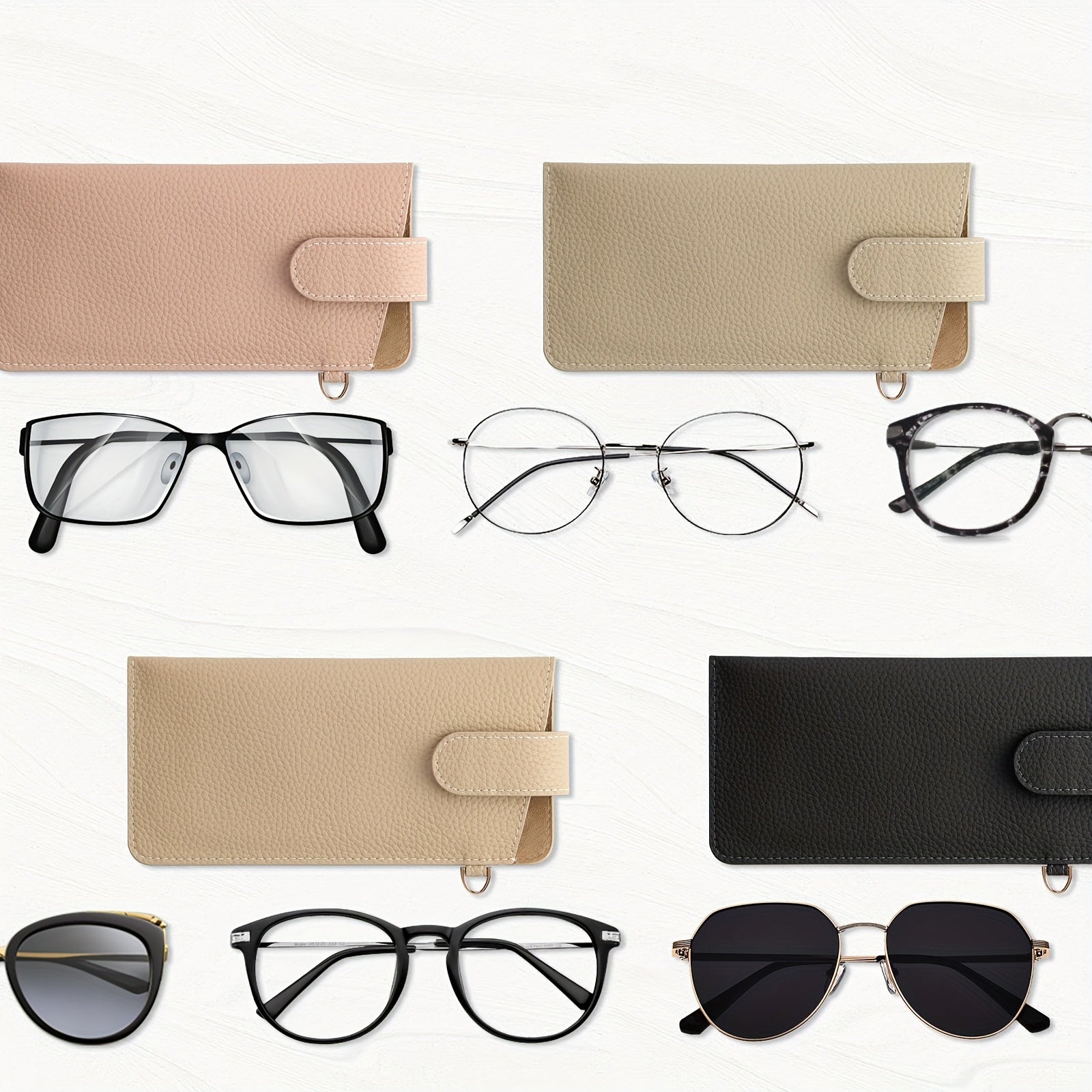 "To'rtburchakli ko'zoynak qutisi, toshli mikrofibra charmidan tayyorlangan - ko'zoynaklaringizni saqlash va sayohat qilish uchun mukammal. Yuqori sifatli ultra-fibra charmidan tayyorlangan."