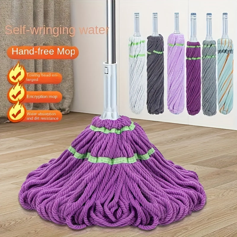 Microfiber Mop and Bucket Set, Highly Absorbent, Easy to Use for Home Cleaning
