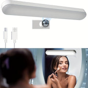 LED Vanity Mirror Lights with Touch Control, 360° Rotation, Rechargeable Battery