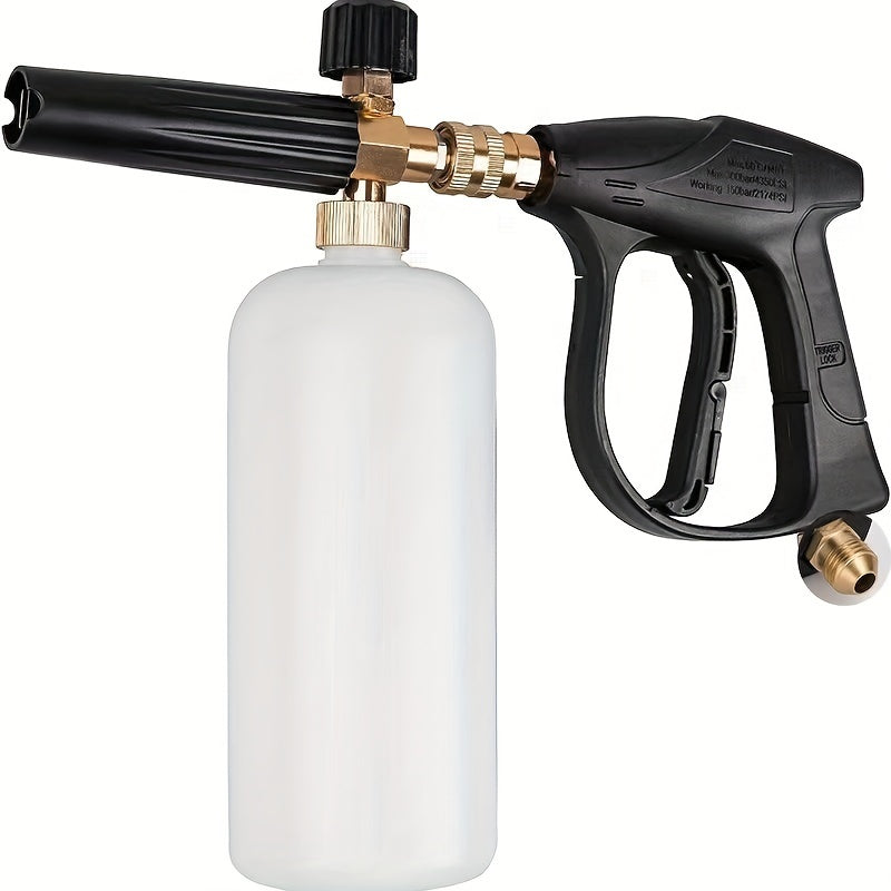 High Pressure Foam Sprayer for Car Wash Aluminum Water Gun with Fan-Shaped Head