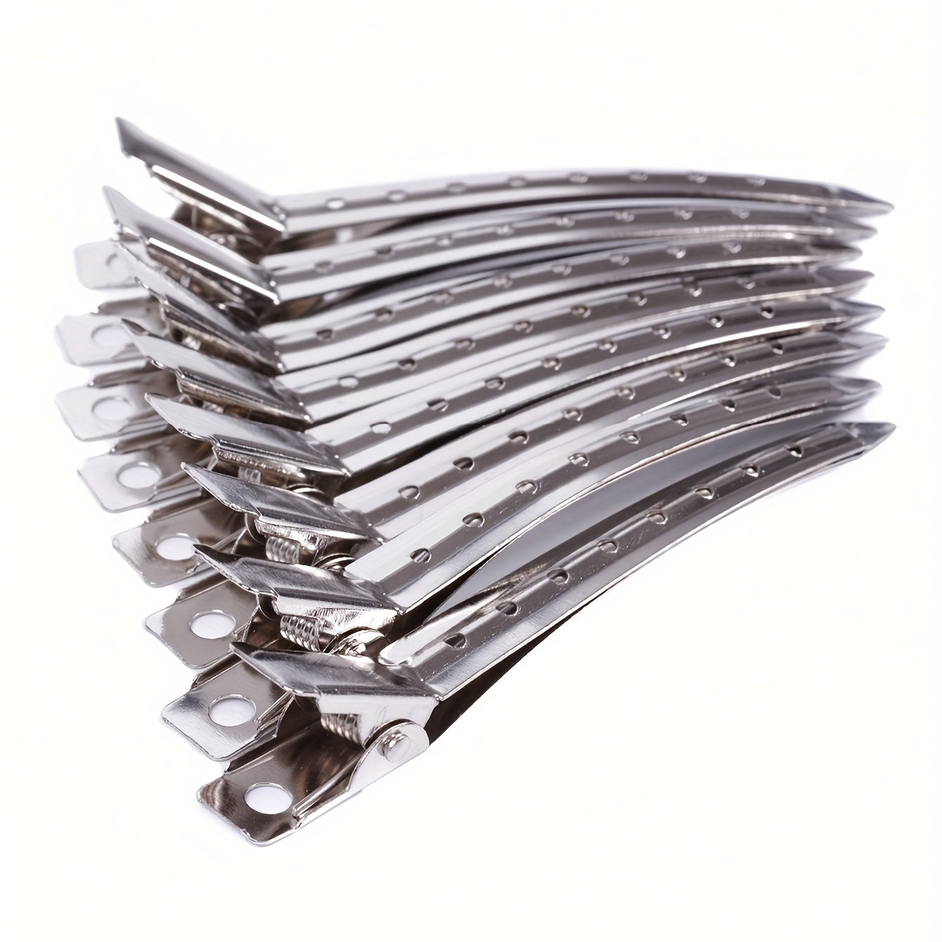 24 Pieces Hair Styling Clips for Makeup Artists and Hairdressing, Ripple and Duckbill Clips