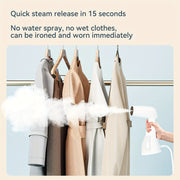 Qulay qo'l steam temir - Tez burishlarni olib tashlash, 1500W quvvat, kiyim va uy uchun foydalanish oson