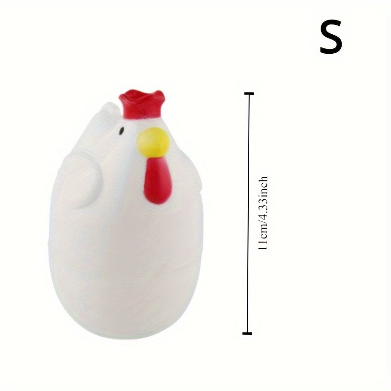 Egg Cooker and Steamer in the Shape of a Cute Chicken for Microwave, 4 Eggs Capacity